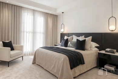 Bedroom - transitional bedroom idea in Other