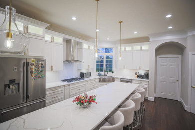 Modern Kitchen Remodel in Layhill, MD with chic kitchen appliances