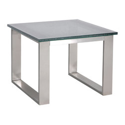 Jupiter End Table | Smoked Cracked - Side Tables And End Tables