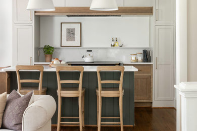 Example of a transitional kitchen design in DC Metro