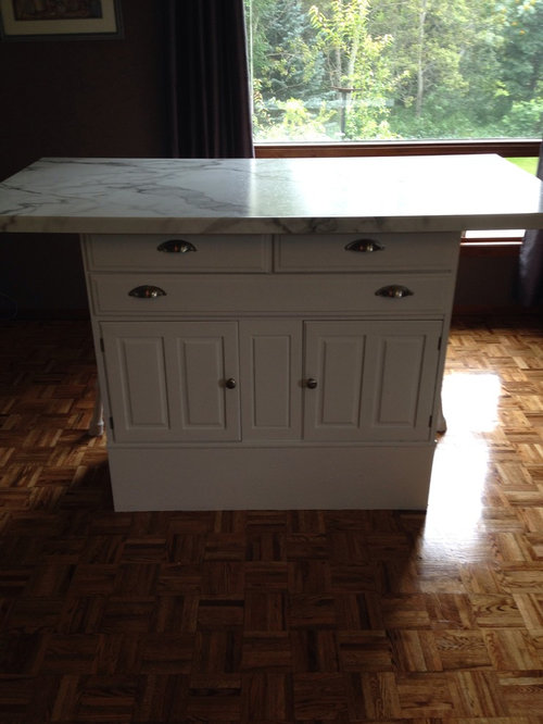 Buffet turned into an island