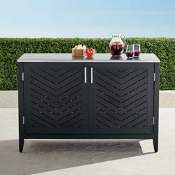Westport 3-pc. Outdoor Kitchen Set in Aluminum - Patio Furniture And Outdoor Furniture