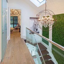 eclectic hallway