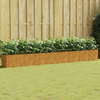 vidaXL Planter Stand Garden Raised Bed for Vegetables Flowers Herbs Corten Steel