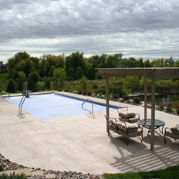 Woodbury In-Ground Pool with Pergola