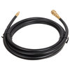 12 FT 1/4-inch Low Pressure Propane Quick-Connect Hose 250PSI Max