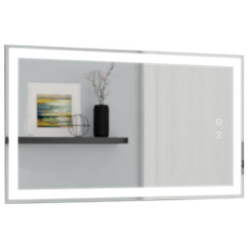 Radiant Dimmable LED Mirror with Defogger, 20"x30"x1.75"