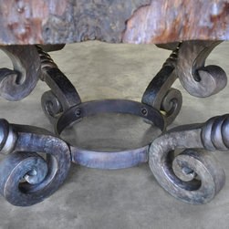 "S" Scroll Table Base - Dining Tables
