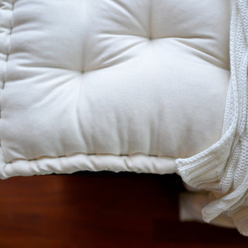 Window seat cushion French mattress design