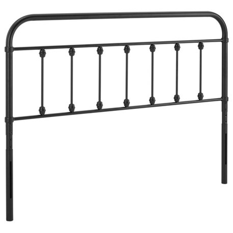 Sage King Metal Headboard, Black