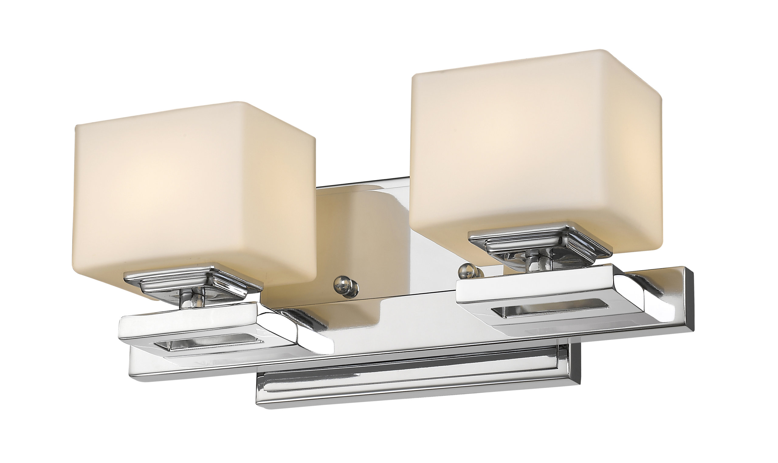 Cuvier Collection 2 Light Vanity Light in Chrome Finish - Transitional