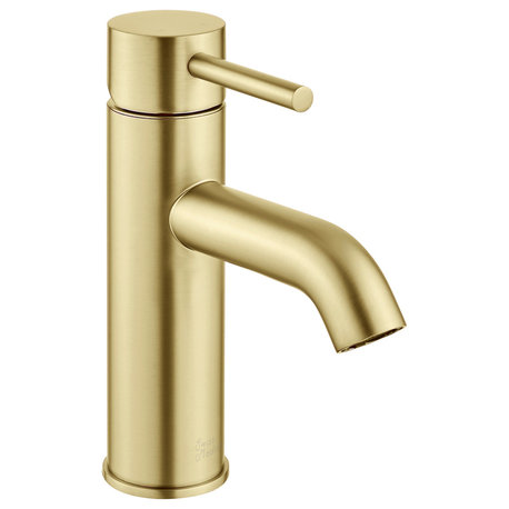 Ivy Single Hole Single Handle Bathroom Faucet, Brushed Gold