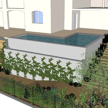 Création d'une piscine et extension de terrasse
