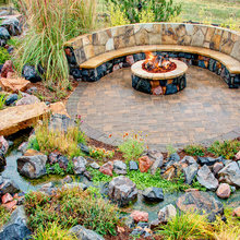 Front yard fire pit