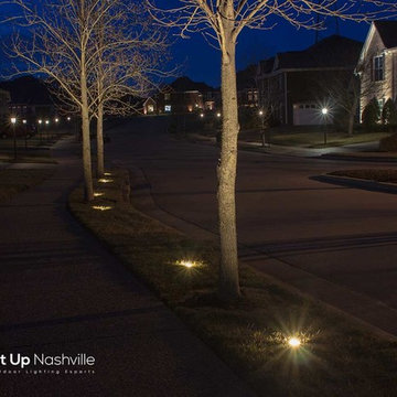 Landscape lighting for HOA in Hendersonville, TN