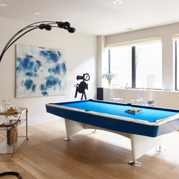 Gold Crown Pool Table for Holiday Hamptons House