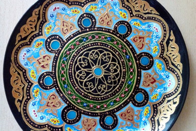 Тарелка декоративная настенная "Узбекская"