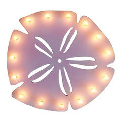 Shimmering Sand Dollar Marquee - Light Bulbs
