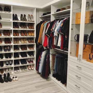 Custom Walk-in Closet For Newly built Home
