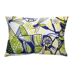 Rhadi - Rhadi Living Wild Collection Grasshopper Pillow - Decorative Pillows