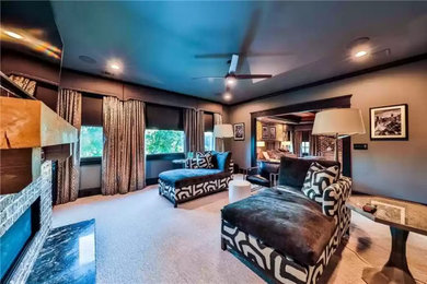 Bedroom - modern bedroom idea in Atlanta