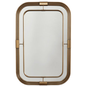 Capital Lighting 730201MM Decorative Mirror Mirror Aged Brass