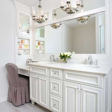 White on White Kitchen and Master Bath