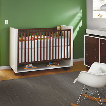 Moda Nursery with Eames Armchair Rocker by R&B