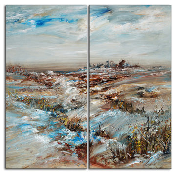 "Snowy" Landscape Canvas Artwork