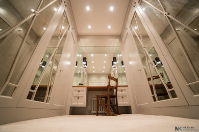 Contemporary wardrobe in Surrey.