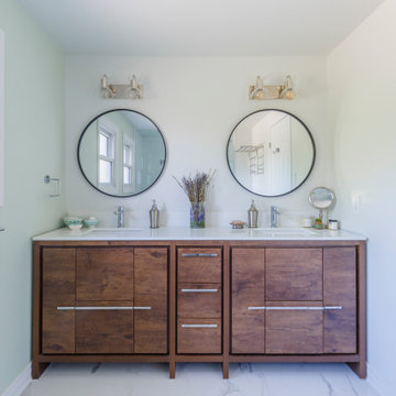Soft Contemporary Master Bathroom Renovation