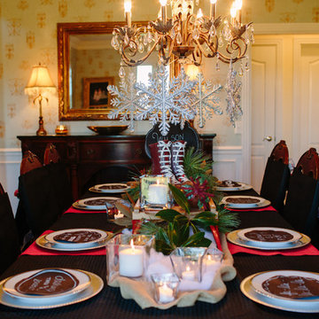 Holiday Tablescape and Decor for Wilson Living Magazine
