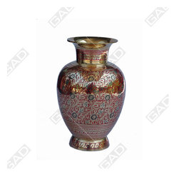 VIBRANT FOLIAGE FLOWER VASE - Home Accessories & Decor