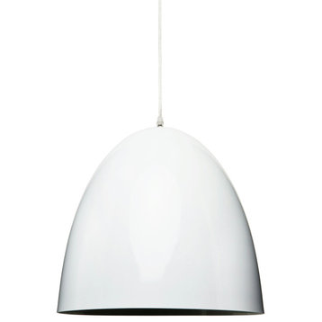 Dome White Metal Pendant Lighting, HGML263