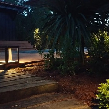 Jardin privé au Cap Ferret