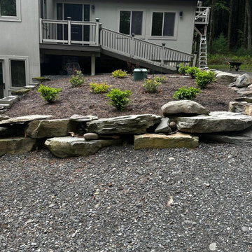 Stone Work, Gravel Area & Chimney Repair Project
