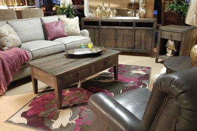 Inspiration for a timeless living room remodel in Other