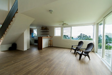 Living room - scandinavian living room idea in Other