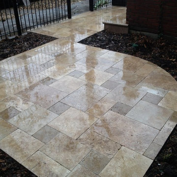 Travertine & Slate Pavers