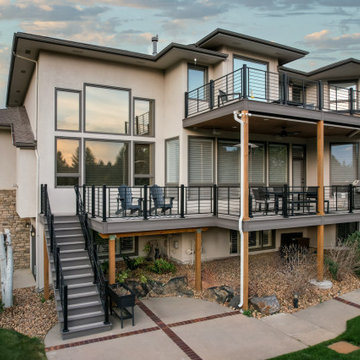 Elegant Multi-Level Patio Deck and Patio Cover in Niwot