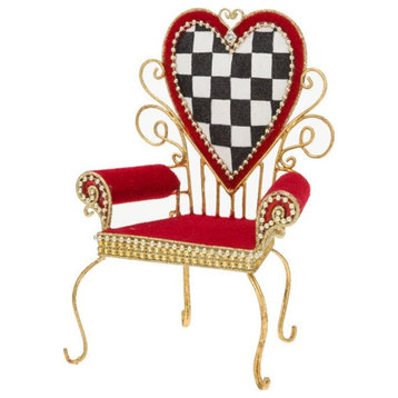 Mark Roberts 2019 Fairy/Elf Heart Chair Figurine, 9.5"