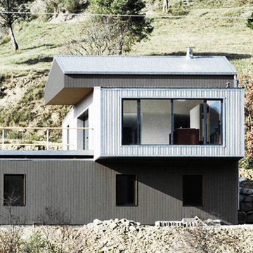 Maison sur pente