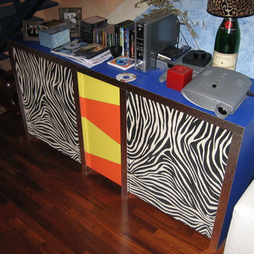 a project colorful, avant garde and kitsch for a temporary loft for a single ..
