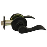 Designers Impressions - Kingston Passage Door Lever, Matte Black - Designers Impressions is a customer-focused brand dedicated to providing the finest quality decorative door hardware, door knobs, and door levers at competitive prices. Nothing on the market provides better value than Designers Impressions branded products.