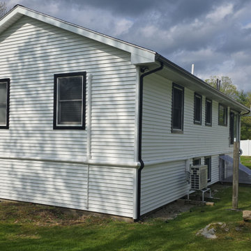 Striking Black and White Transformation with Certainteed Vinyl Siding