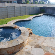 stone pool deck