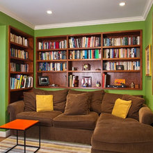 library shelves