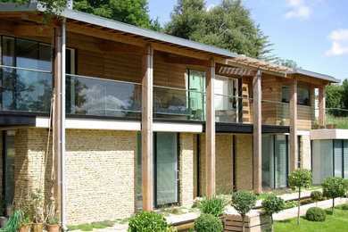 Photo of a medium sized contemporary house exterior in Other.