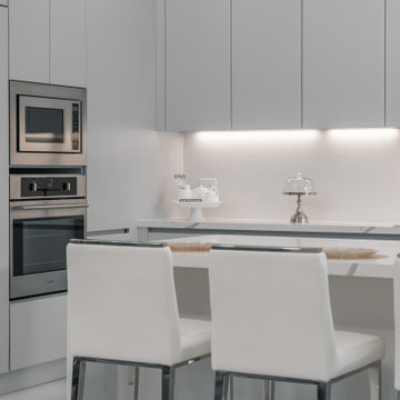 Sleek Elegance - Full Matte Lacquer Kitchen Project