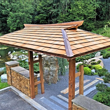 Japanese Style Roofed Entry Gate Kit To England